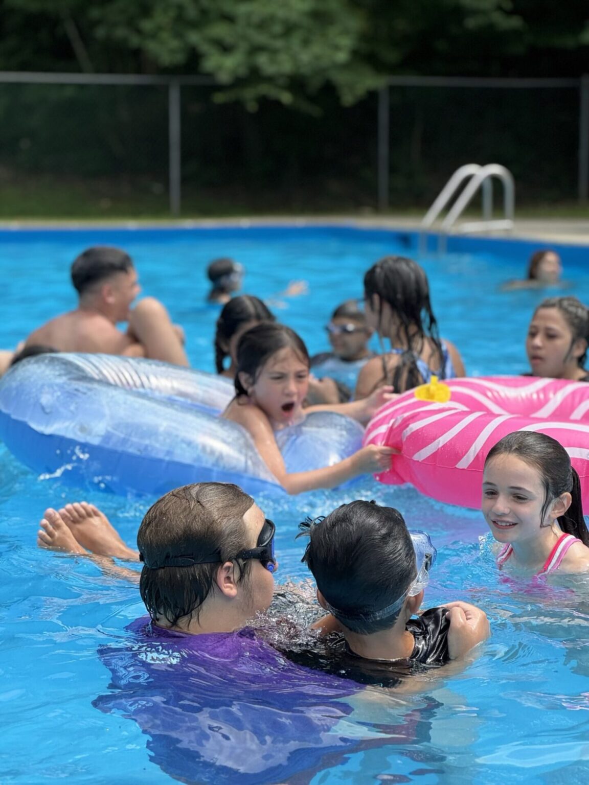 people enjoy in waterpark