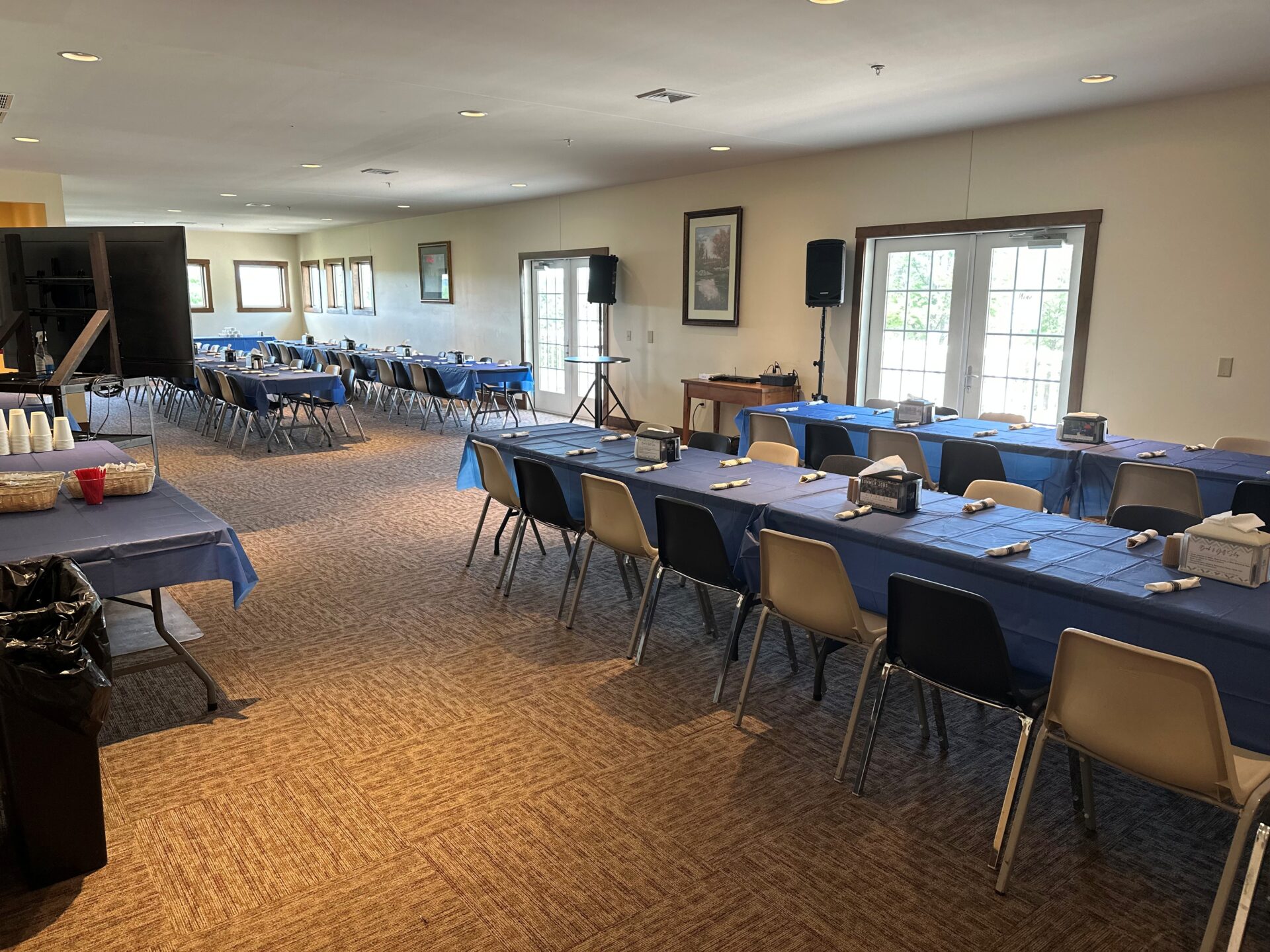 Upper Dining Hall Conference Set Up 4