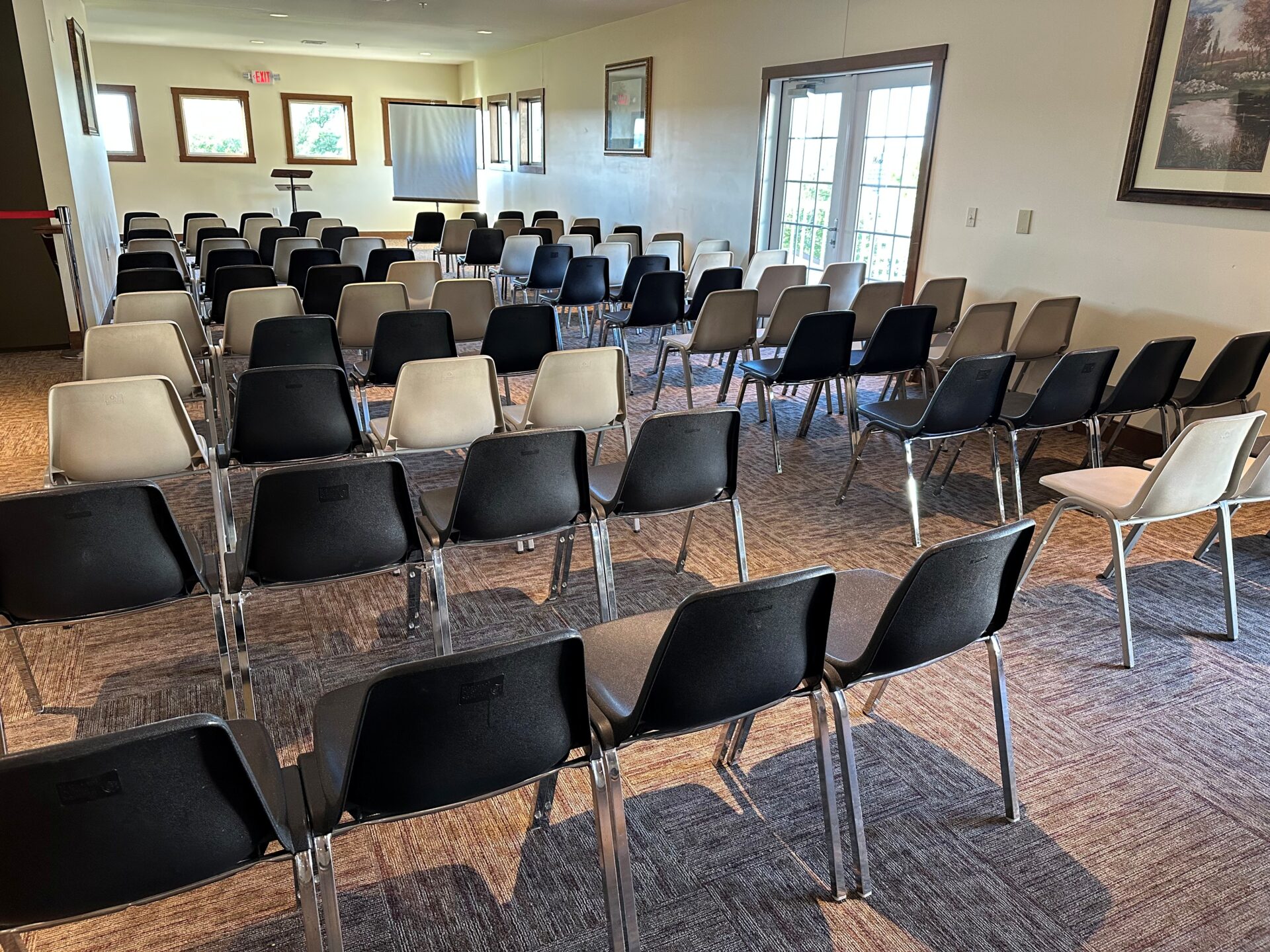 Upper Dining Hall Conference Set Up 5